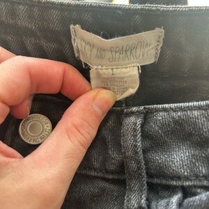 Gray Denim Jean Joggers